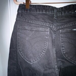 NWOT - Nuuly Rolla’s Black Denim Jeans, size 28